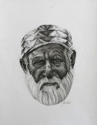Saeed Lakho, untitled, 14 x 18 Inch, Mix Media On Paper, Figurative Painting, AC-SL-041